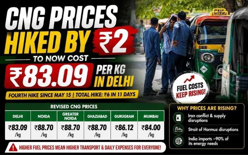 CNg Prices india