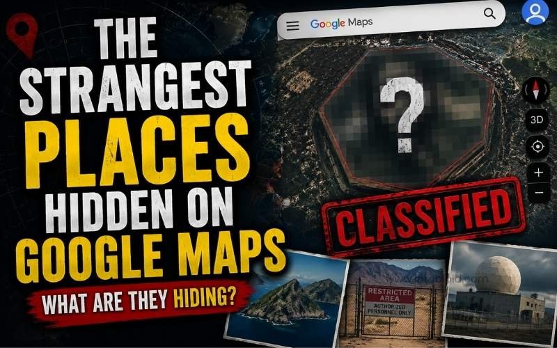 Places hidden on Google Maps